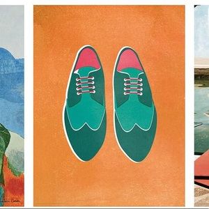 Brand New 3-Piece IKEA BILD Paper Posters In Assorted Colors & Styles 16” X 12”